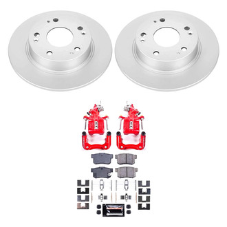 PowerStop® - Z23 Evolution Sport Plain Rear Brake Kit with Calipers