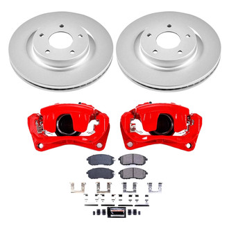 PowerStop® - Z23 Evolution Sport Plain Front Brake Kit with Calipers