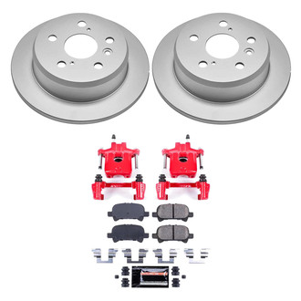 PowerStop® - Z23 Evolution Sport Plain Rear Brake Kit with Calipers