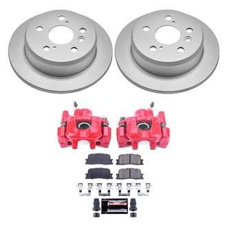 PowerStop® - Z23 Evolution Sport Plain Rear Brake Kit with Calipers