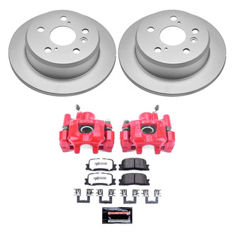 PowerStop® - Z36 Extreme Plain Rear Brake Kit with Calipers