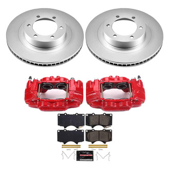 PowerStop® - Z23 Evolution Sport Plain Front Brake Kit with Calipers
