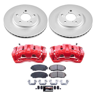 PowerStop® - Z23 Evolution Sport Plain Front Brake Kit with Calipers