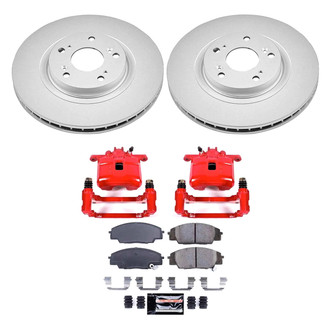 PowerStop® - Z23 Evolution Sport Plain Front Brake Kit with Calipers