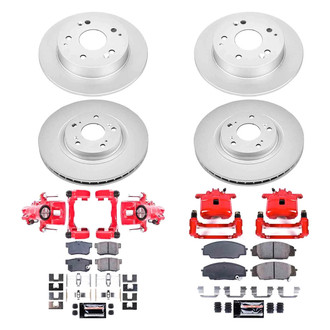 PowerStop® - Z23 Evolution Sport Plain Front and Rear Brake Kit with Calipers