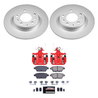 PowerStop® - Z23 Evolution Sport Plain Rear Brake Kit with Calipers