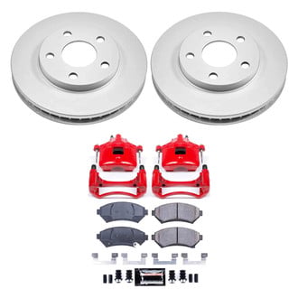 PowerStop® - Z23 Evolution Sport Plain Front Brake Kit with Calipers