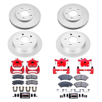 PowerStop® - Z23 Evolution Sport Plain Brake Kit with Calipers