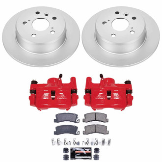 PowerStop® - Z23 Evolution Sport Plain Rear Brake Kit with Calipers