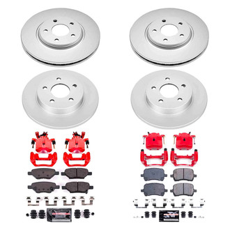 PowerStop® - Z23 Evolution Sport Plain Brake Kit with Calipers
