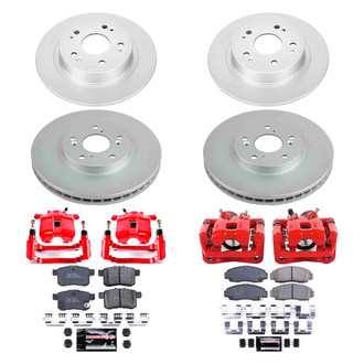 PowerStop® - Z23 Evolution Sport Plain Front and Rear Brake Kit with Calipers