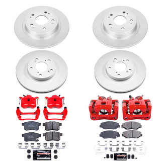 PowerStop® - Z23 Evolution Sport Plain Front and Rear Brake Kit with Calipers