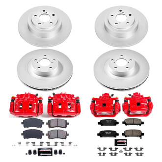 PowerStop® - Z23 Evolution Sport Plain Front and Rear Brake Kit with Calipers