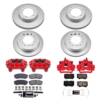 PowerStop® - Z23 Evolution Sport Plain Front and Rear Brake Kit with Calipers