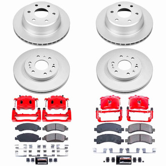 PowerStop® - Z23 Evolution Sport Plain Front and Rear Brake Kit with Calipers