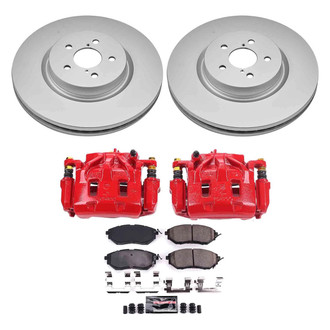 PowerStop® - Z23 Evolution Sport Plain Front Brake Kit with Calipers