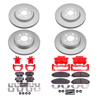PowerStop® - Z23 Evolution Sport Plain Front and Rear Brake Kit with Calipers