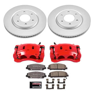 PowerStop® - Z36 Extreme Plain Front Brake Kit with Calipers