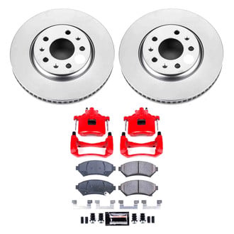 PowerStop® - Z23 Evolution Sport Plain Front Brake Kit with Calipers