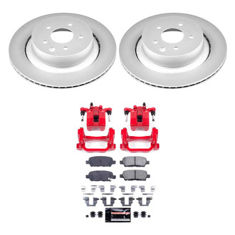 PowerStop® - Z23 Evolution Sport Plain Rear Brake Kit with Calipers