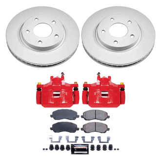PowerStop® - Z23 Evolution Sport Plain Front Brake Kit with Calipers