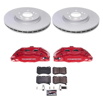 PowerStop® - Z23 Evolution Sport Plain Front Brake Kit with Calipers