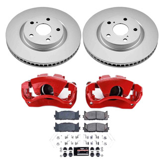 PowerStop® - Z23 Evolution Sport Plain Front Brake Kit with Calipers
