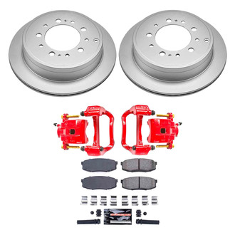 PowerStop® - Z23 Evolution Sport Plain Rear Brake Kit with Calipers