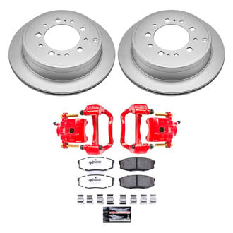 PowerStop® - Z36 Extreme Plain Rear Brake Kit with Calipers