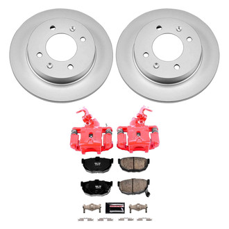 PowerStop® - Z23 Evolution Sport Plain Rear Brake Kit with Calipers