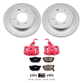 PowerStop® - Z23 Evolution Sport Plain Rear Brake Kit with Calipers