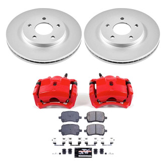 PowerStop® - Z23 Evolution Sport Plain Front Brake Kit with Calipers