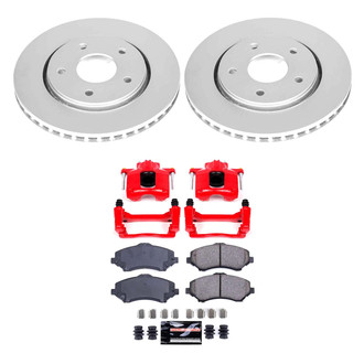 PowerStop® - Z23 Evolution Sport Plain Front Brake Kit with Calipers