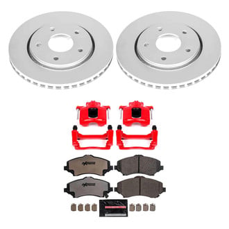 PowerStop® - Z36 Extreme Plain Front Brake Kit with Calipers