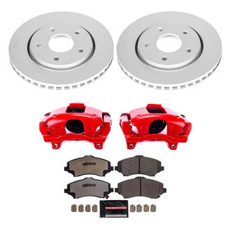 PowerStop® - Z36 Extreme Plain Front Brake Kit with Calipers