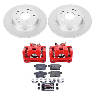 PowerStop® - Z23 Evolution Sport Plain Rear Brake Kit with Calipers