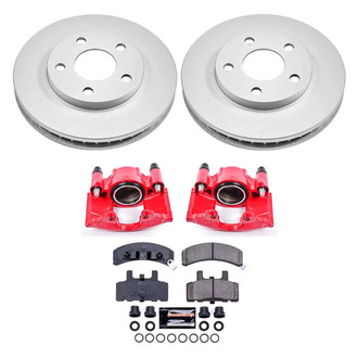 PowerStop® - Z23 Evolution Sport Plain Front Brake Kit with Calipers