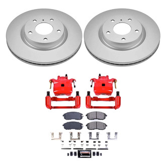 PowerStop® - Z23 Evolution Sport Plain Front Brake Kit with Calipers