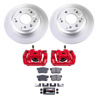 PowerStop® - Z23 Evolution Sport Plain Rear Brake Kit with Calipers