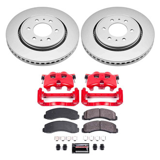 PowerStop® - Z23 Evolution Sport Plain Front Brake Kit with Calipers