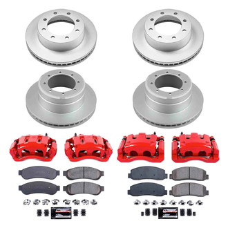 PowerStop® - Z23 Evolution Sport Plain Front and Rear Brake Kit with Calipers