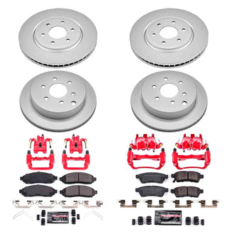 PowerStop® - Z23 Evolution Sport Plain Front and Rear Brake Kit with Calipers