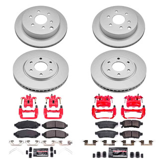 PowerStop® - Z23 Evolution Sport Plain Front and Rear Brake Kit with Calipers