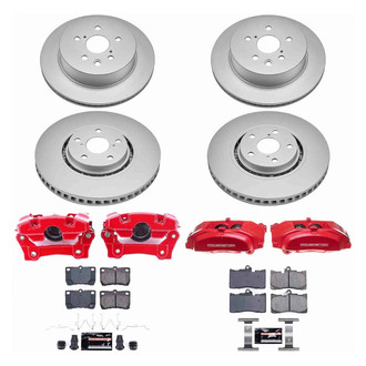 PowerStop® - Z23 Evolution Sport Plain Front and Rear Brake Kit with Calipers