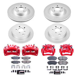PowerStop® - Z23 Evolution Sport Plain Brake Kit with Calipers