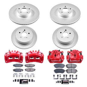 PowerStop® - Z23 Evolution Sport Plain Brake Kit with Calipers
