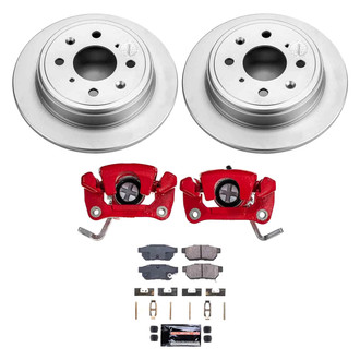 PowerStop® - Z23 Evolution Sport Plain Rear Brake Kit with Calipers