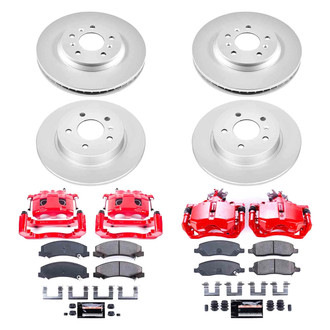 PowerStop® - Z23 Evolution Sport Plain Front and Rear Brake Kit with Calipers