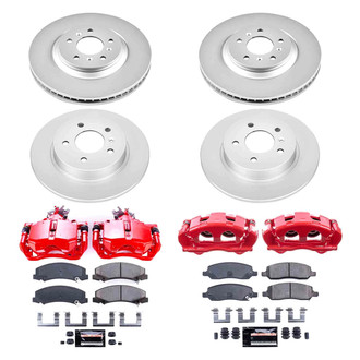 PowerStop® - Z23 Evolution Sport Plain Front and Rear Brake Kit with Calipers