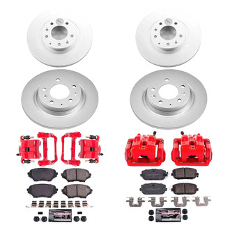 PowerStop® - Z23 Evolution Sport Plain Front and Rear Brake Kit with Calipers